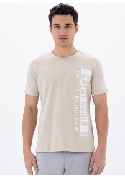 Erkek Bisiklet Yaka Tişört Y25344405101