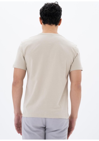 Erkek Bisiklet Yaka Tişört Y25344405101