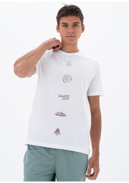 Erkek Regular Fit Bisiklet Yaka Tişört Y25344405401