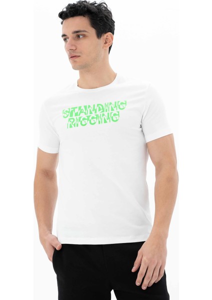 Erkek Slim Fit Bisiklet Yaka Tişört Y25344452001 fırsatları