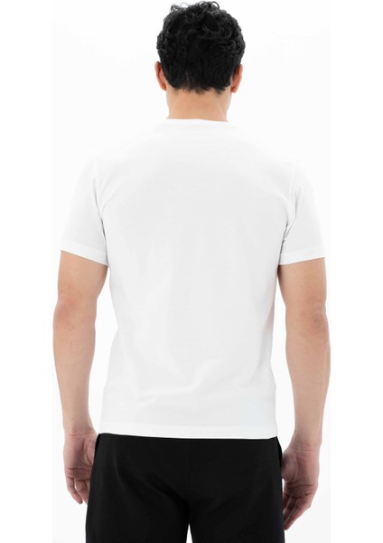 Erkek Slim Fit Bisiklet Yaka Tişört Y25344452001