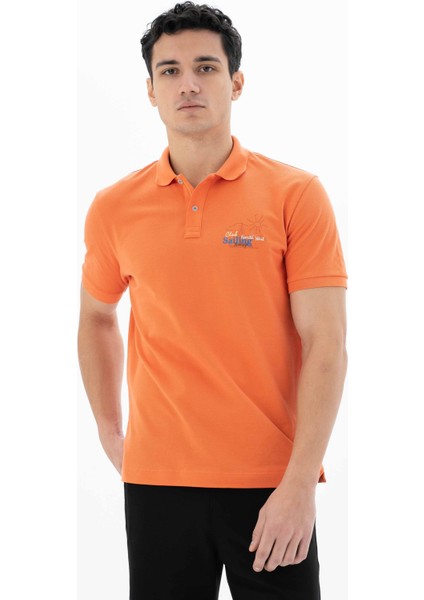 Erkek Regular Fit Polo Yaka Tişört Y25374351901