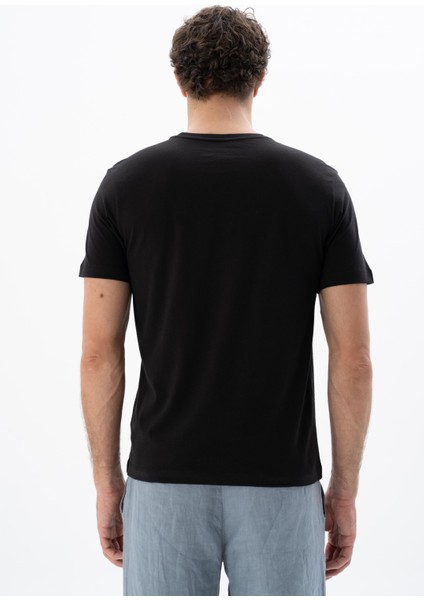 Erkek Regular Fit Bisiklet Yaka Tişört Y25344406001