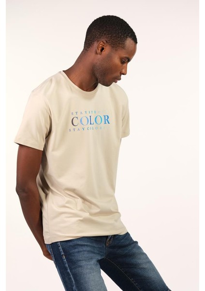 Erkek Bisiklet Yaka Tişört Y22344450401