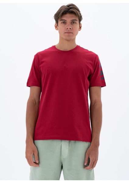 Erkek Regular Fit Bisiklet Yaka Tişört Y25344404701