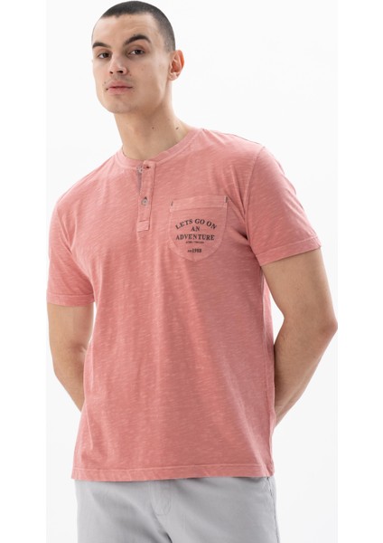 Erkek Regular Fit Parça Boyama Bisiklet Yaka Tişört Y25344490001 indirimleri