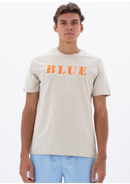 Erkek Regular Fit Bisiklet Yaka Tişört Y25344405901