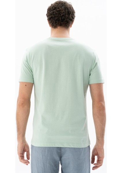 Erkek Regular Fit Bisiklet Yaka Tişört Y25344406001