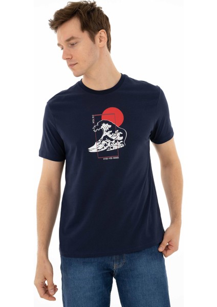 Erkek Regular Fit Bisiklet Yaka Tişört Y25344405601 indirimleri