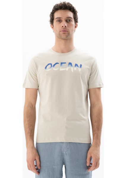 Erkek Regular Fit Bisiklet Yaka Tişört Y25344406001