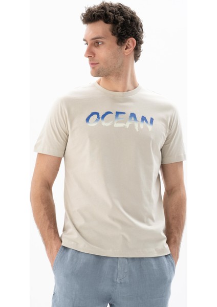 Erkek Regular Fit Bisiklet Yaka Tişört Y25344406001 modelleri