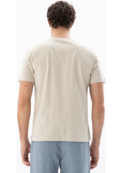 Erkek Regular Fit Bisiklet Yaka Tişört Y25344406001