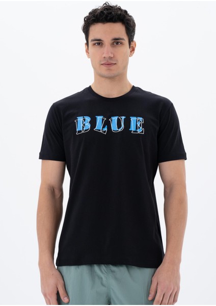 Erkek Regular Fit Bisiklet Yaka Tişört Y25344405901