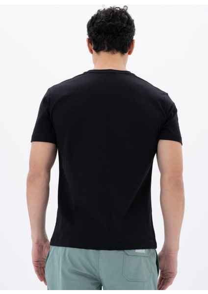 Erkek Regular Fit Bisiklet Yaka Tişört Y25344405901