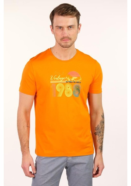 Erkek Bisiklet Yaka Tişört Y22344400501