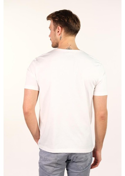 Erkek Bisiklet Yaka Tişört Y22344400501