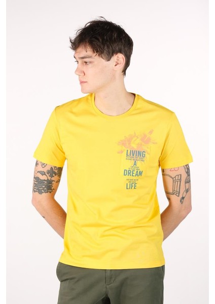 Erkek Bisiklet Yaka Tişört Y22344401001