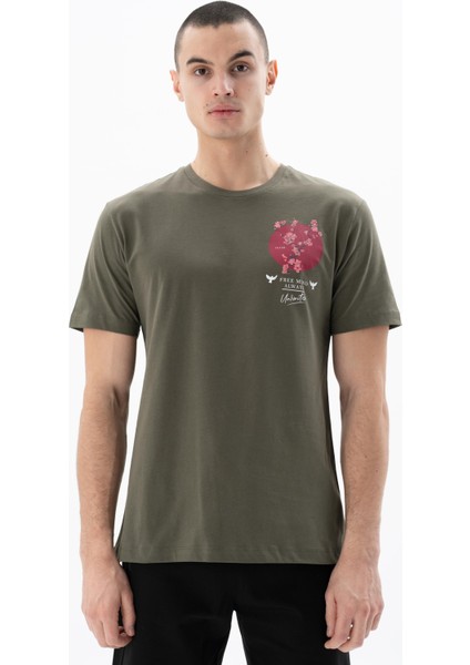 Erkek Regular Fit Bisiklet Yaka Tişört Y25344405001