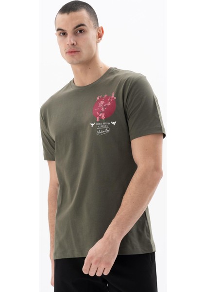 Erkek Regular Fit Bisiklet Yaka Tişört Y25344405001