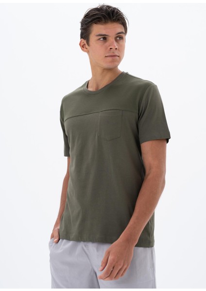 Erkek Regular Fit Bisiklet Yaka Tişört Y25344404601 fırsatları