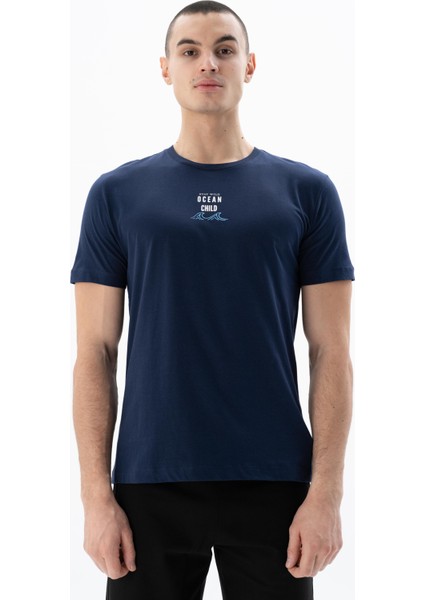 Erkek Regular Fit Bisiklet Yaka Tişört Y25344406301