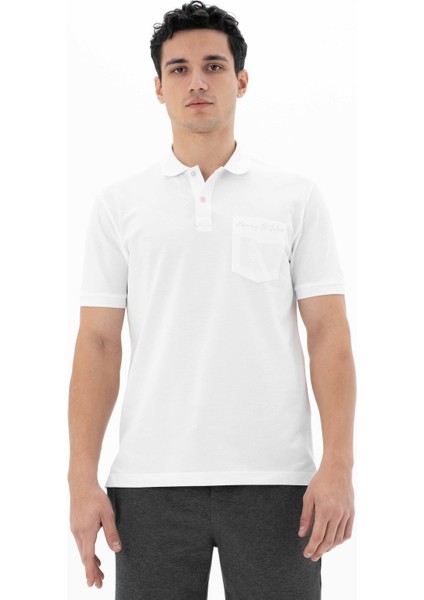 Erkek Cepli Büyük Beden Polo Yaka Tişört Y25374866601