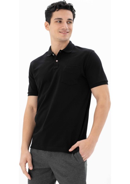 Erkek Cepli Büyük Beden Polo Yaka Tişört Y25374866601