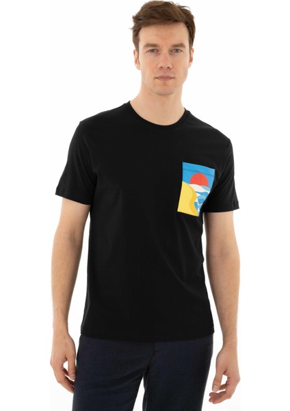Erkek Regular Fit Bisiklet Yaka Tişört Y25344403801 modelleri