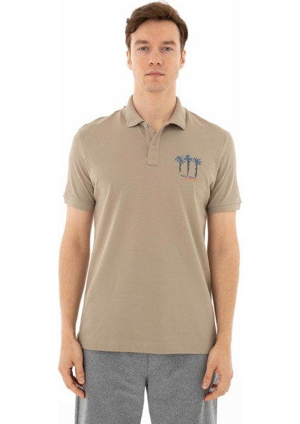 Erkek Regular Fit Polo Yaka Tişört Y25374305401