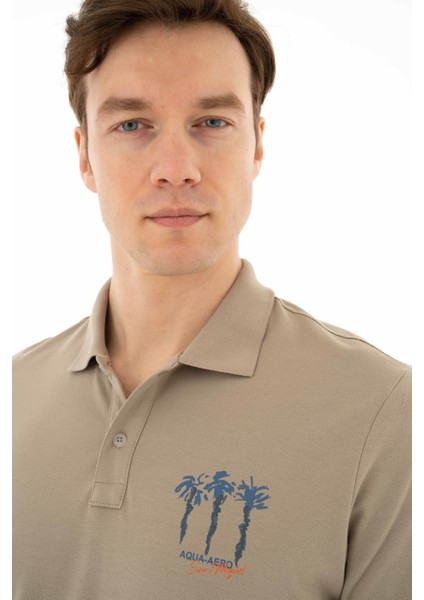Erkek Regular Fit Polo Yaka Tişört Y25374305401