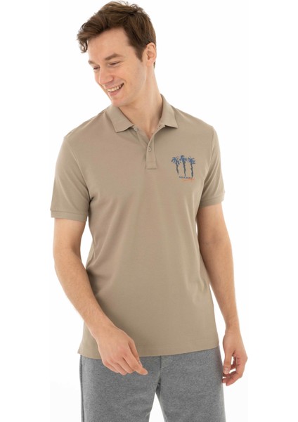 Erkek Regular Fit Polo Yaka Tişört Y25374305401