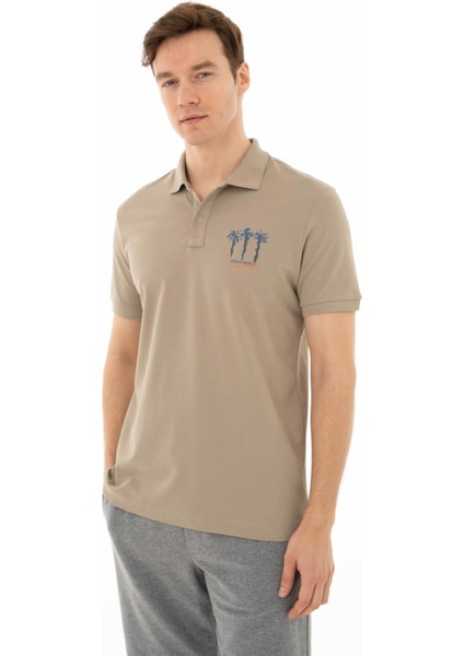Erkek Regular Fit Polo Yaka Tişört Y25374305401