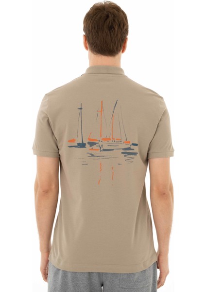 Erkek Regular Fit Polo Yaka Tişört Y25374305401