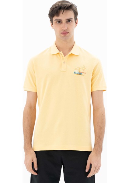 Erkek Regular Fit Polo Yaka Tişört Y25374351901
