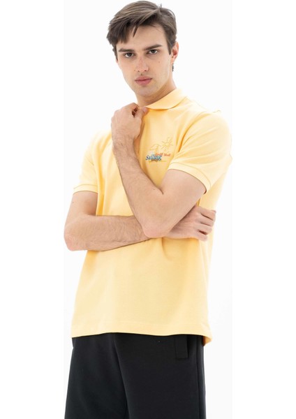 Erkek Regular Fit Polo Yaka Tişört Y25374351901 fırsatları