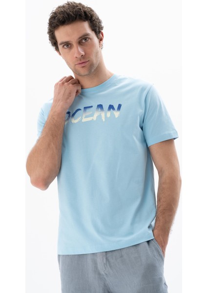 Erkek Regular Fit Bisiklet Yaka Tişört Y25344406001