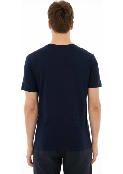 Erkek Regular Fit Bisiklet Yaka Tişört Y25344403801