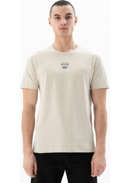 Erkek Regular Fit Bisiklet Yaka Tişört Y25344406301