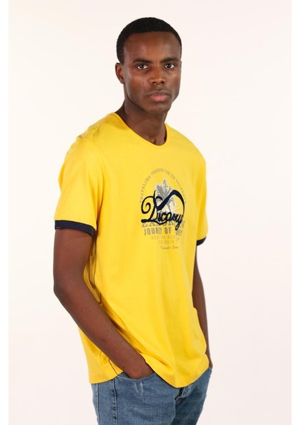 Erkek Büyük Beden Bisiklet Yaka Tişört Y22374868201 modelleri