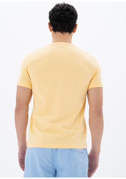 Erkek Slim Fit Bisiklet Yaka Tişört Y25344451801