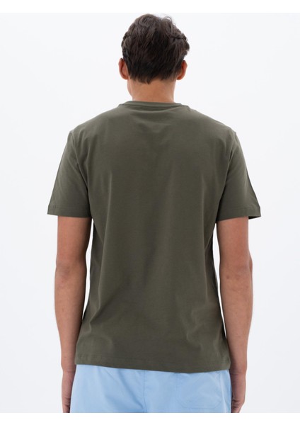 Erkek Regular Fit Bisiklet Yaka Tişört Y25344404301