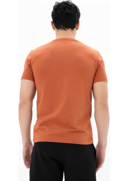 Erkek Slim Fit Bisiklet Yaka Tişört Y25344452001