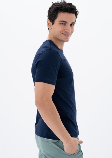 Erkek Regular Fit Bisiklet Yaka Tişört Y25344404801