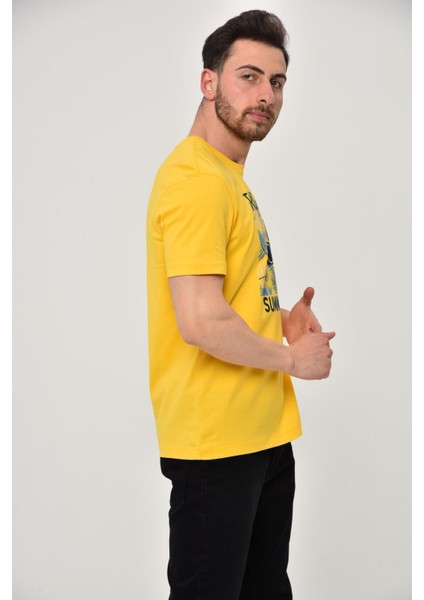 Erkek Bisiklet Yaka Tişört Y22344402501 fırsatları