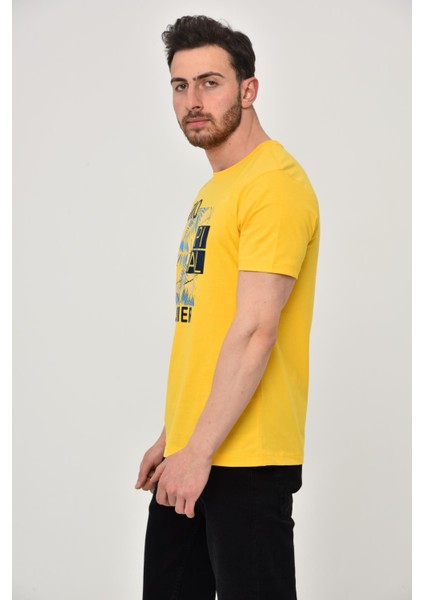 Erkek Bisiklet Yaka Tişört Y22344402501 indirimleri