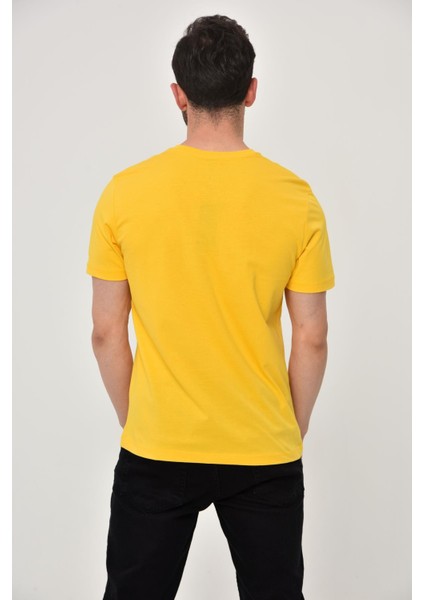 Erkek Bisiklet Yaka Tişört Y22344402501