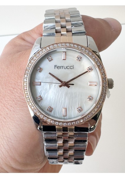 Sedef Kadran Swarovski Taşlı Bayan Kol Saati fiyatları