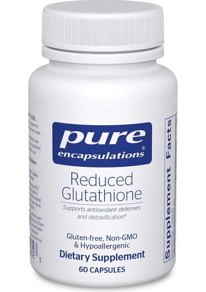 Reduced Glutathione 60 Kapsül L Glutatyon L-Glutathione Free Form