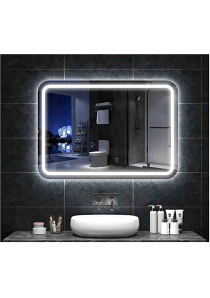 Bonus Home Banyo Aynası Kumlamalı Ledli 80 x 60 Ayna