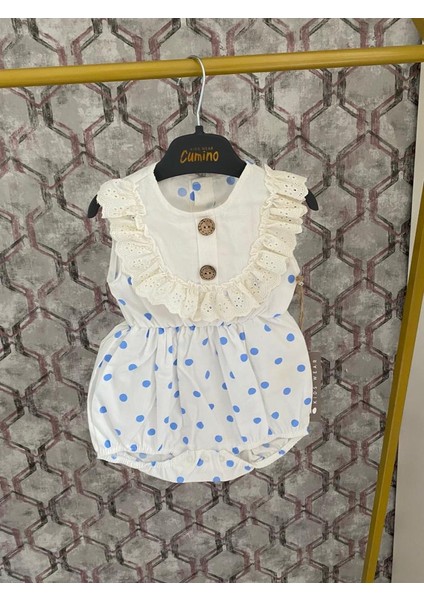 Önü Dantelli Kız Tulum